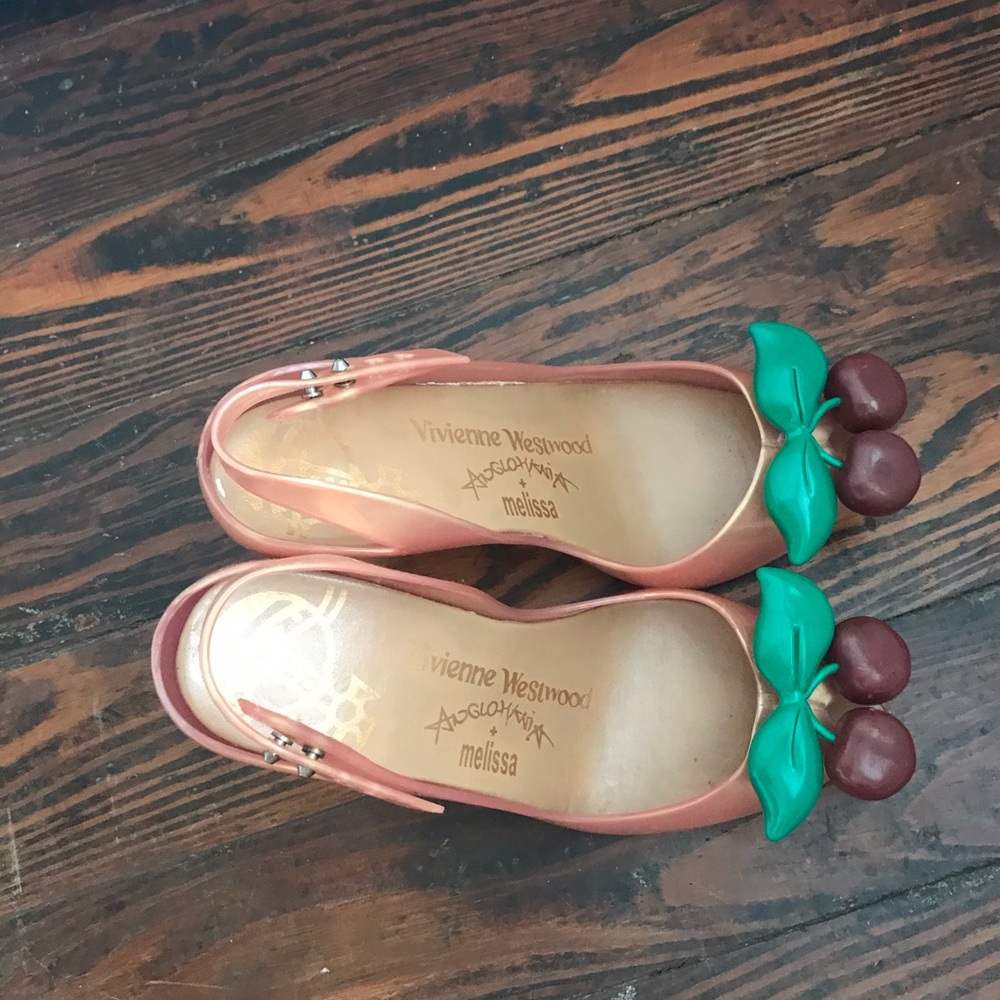 Melissa jelly cherry heels